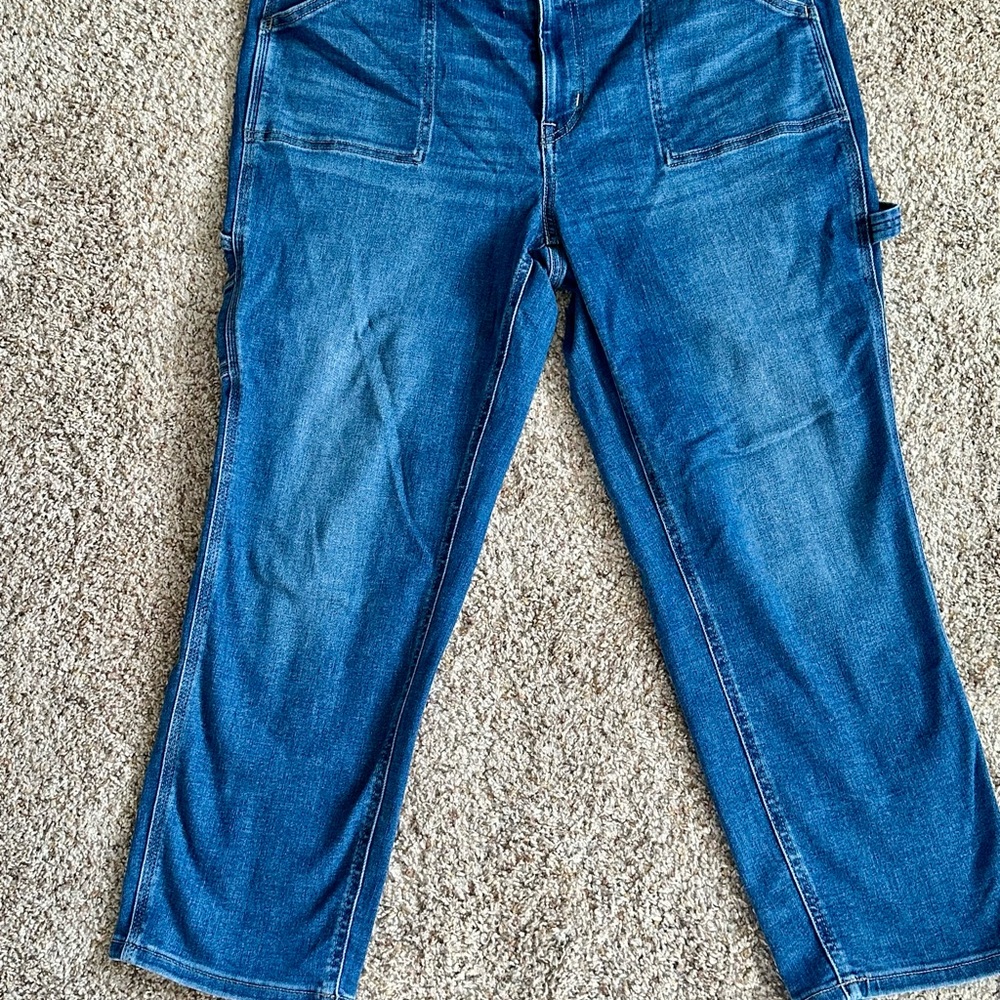 Maurices Edgely Blue Slim Straight Ankle High-Rise Jeans